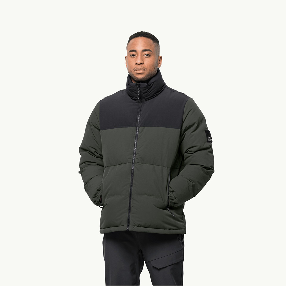 Jack Wolfskin Mens Alex Down Jacket (Antique Green)