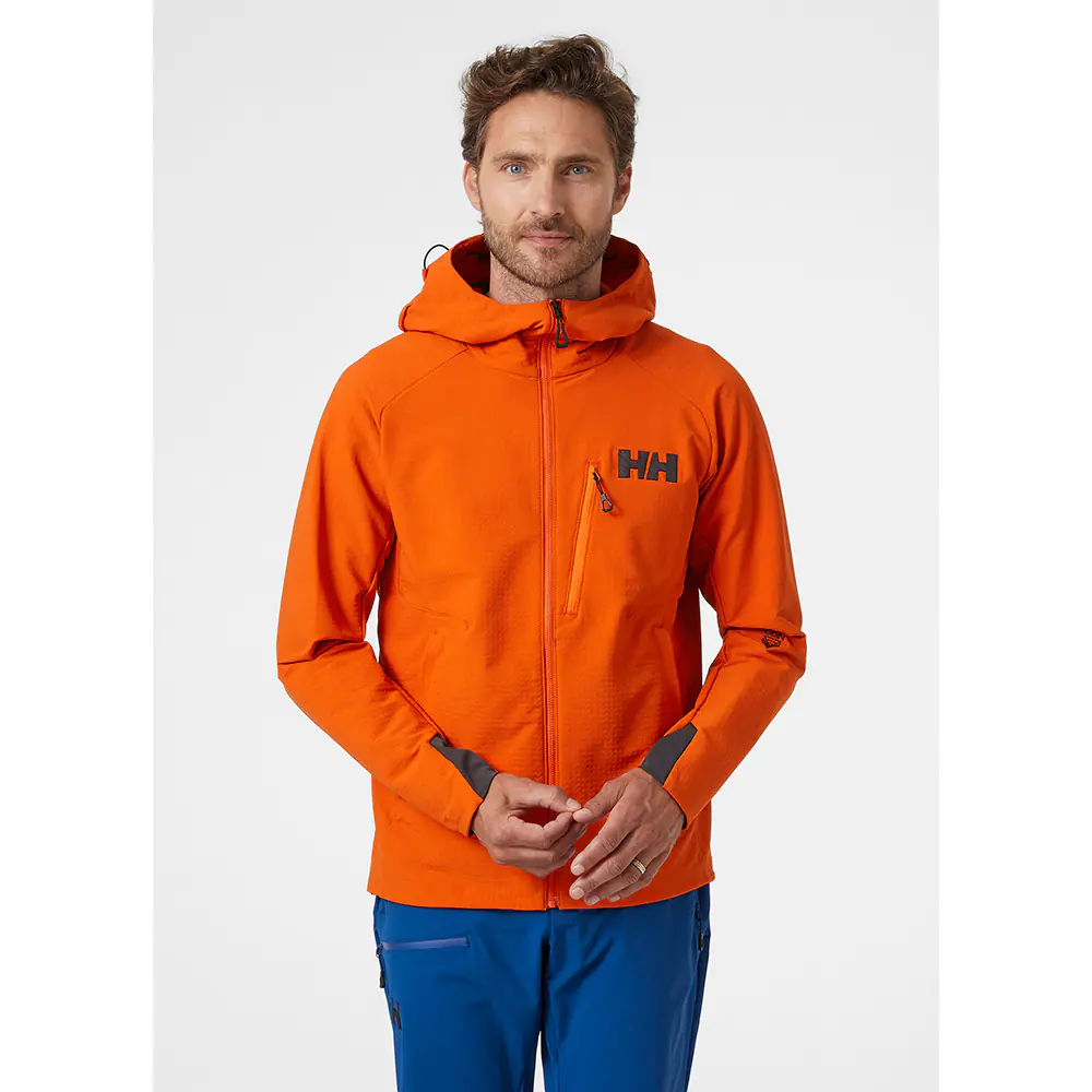 Helly Hansen Mens Odin Pro Shield Hybrid Softshell Jacket (Patrol Orange)