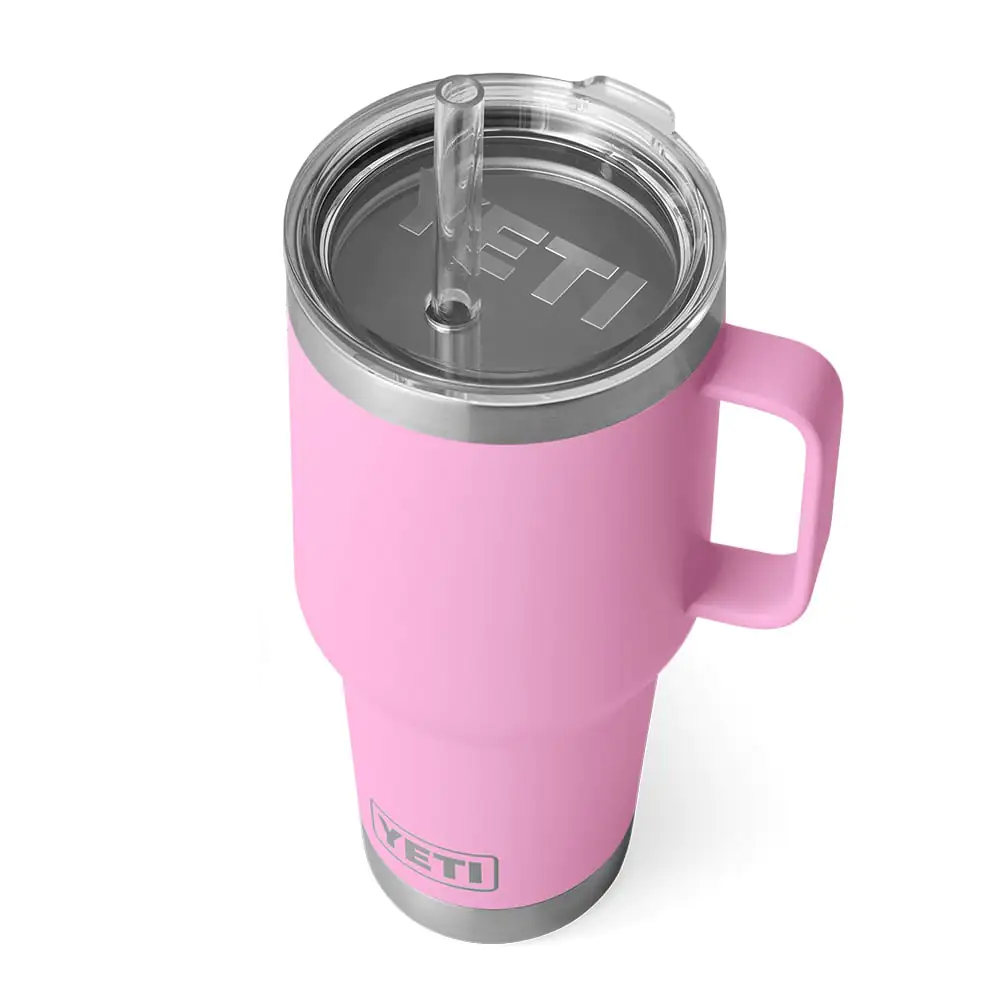 YETI Rambler 35oz Mug With Straw Lid - 994ml (Power Pink)