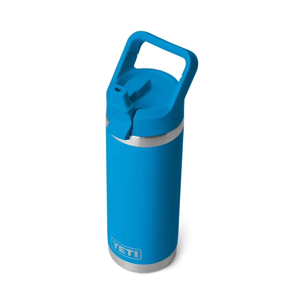 YETI Rambler 18oz Bottle With Straw Cap - 532ml (Big Wave Blue)