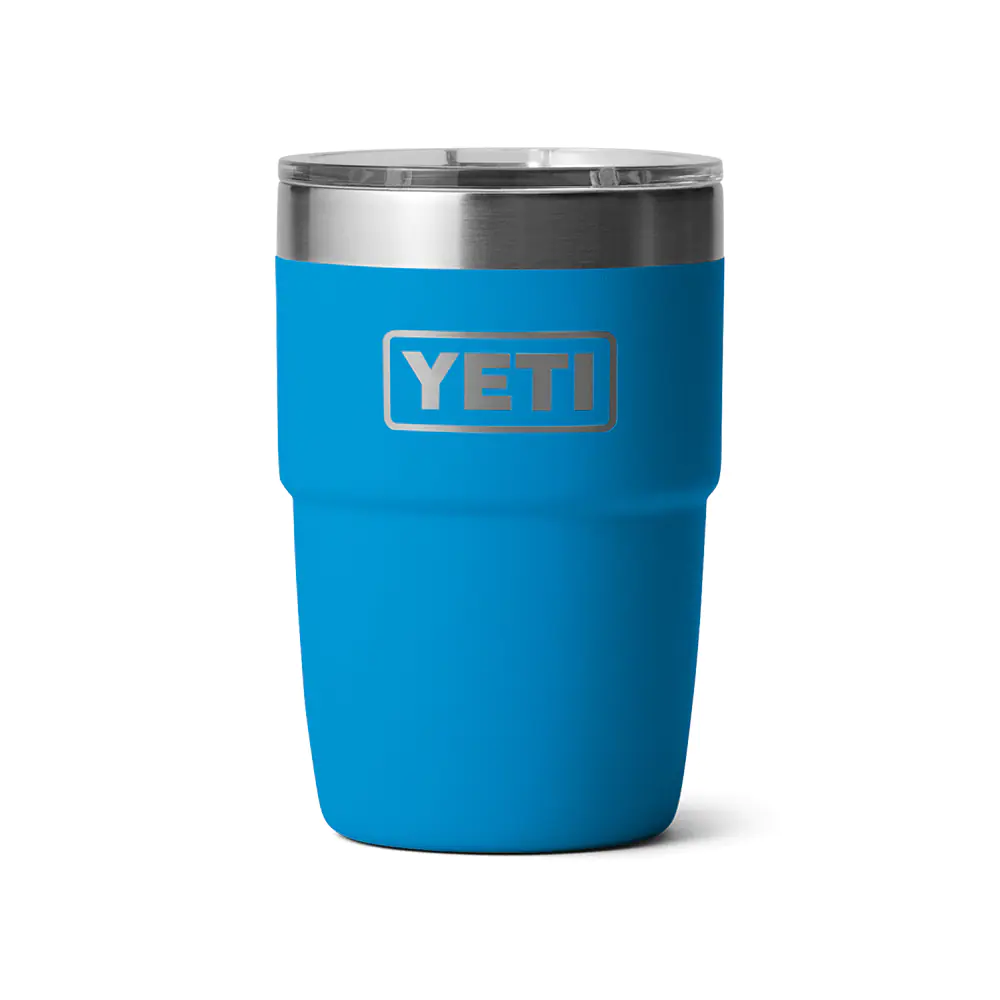 YETI Rambler 8oz Stackable Cup With MagSlider Lid - 237ml (Big Wave Blue)
