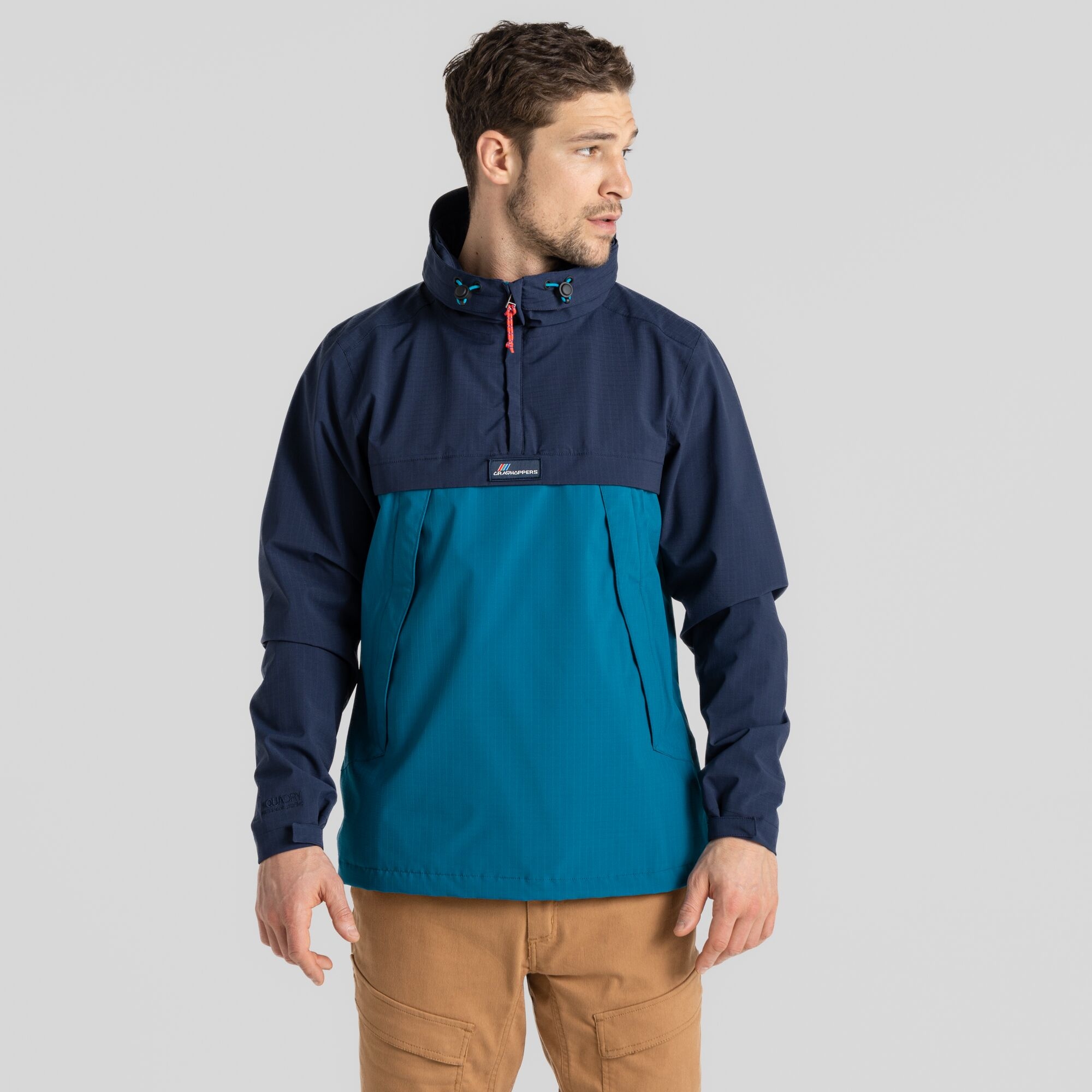 Craghoppers Anderson Waterproof Cagoule Blue Navy / Lagoon Blue