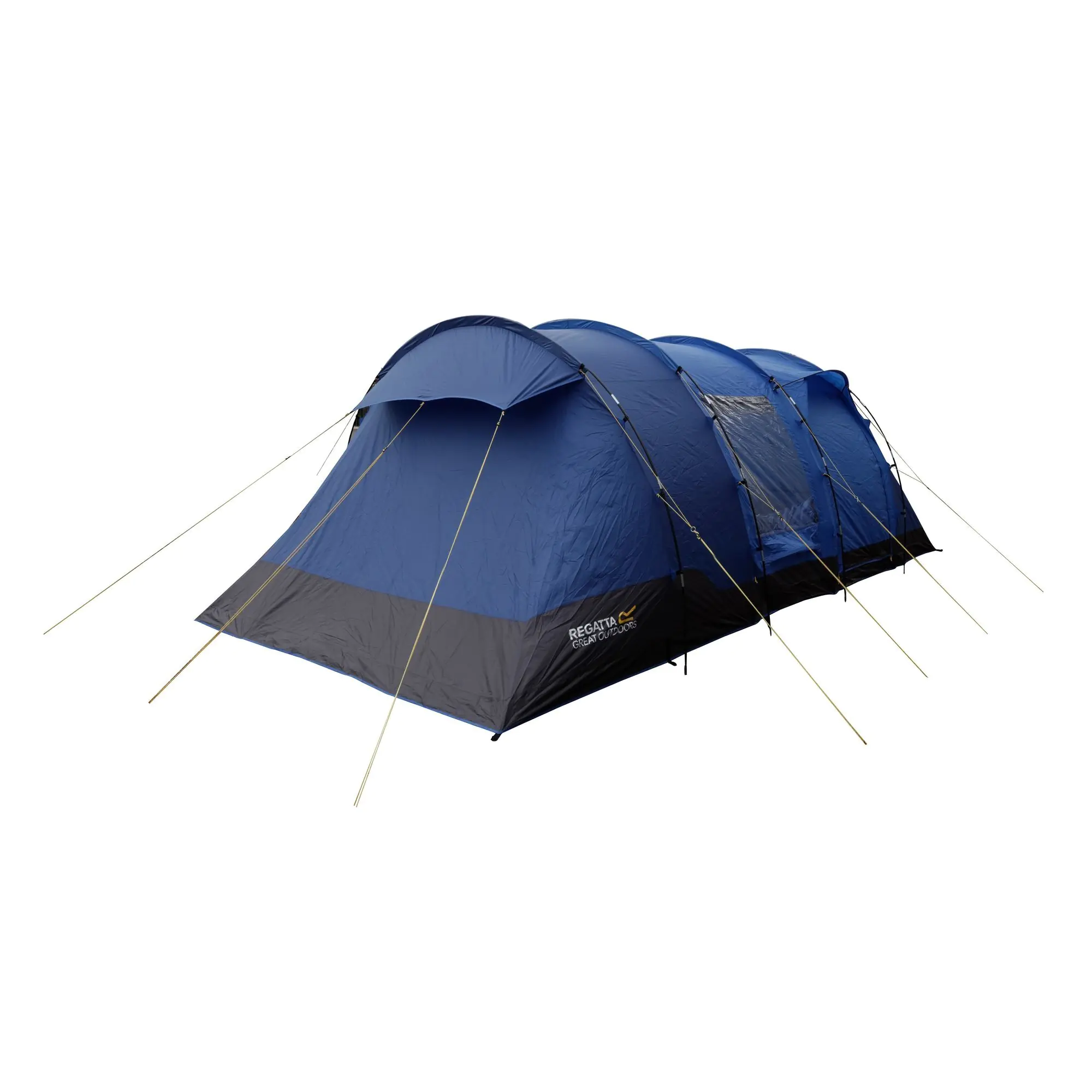 Regatta Karuna Vis A Vis 6 Man Tunnel Tent Nautical Blue Laser Blue, Size: Sgl