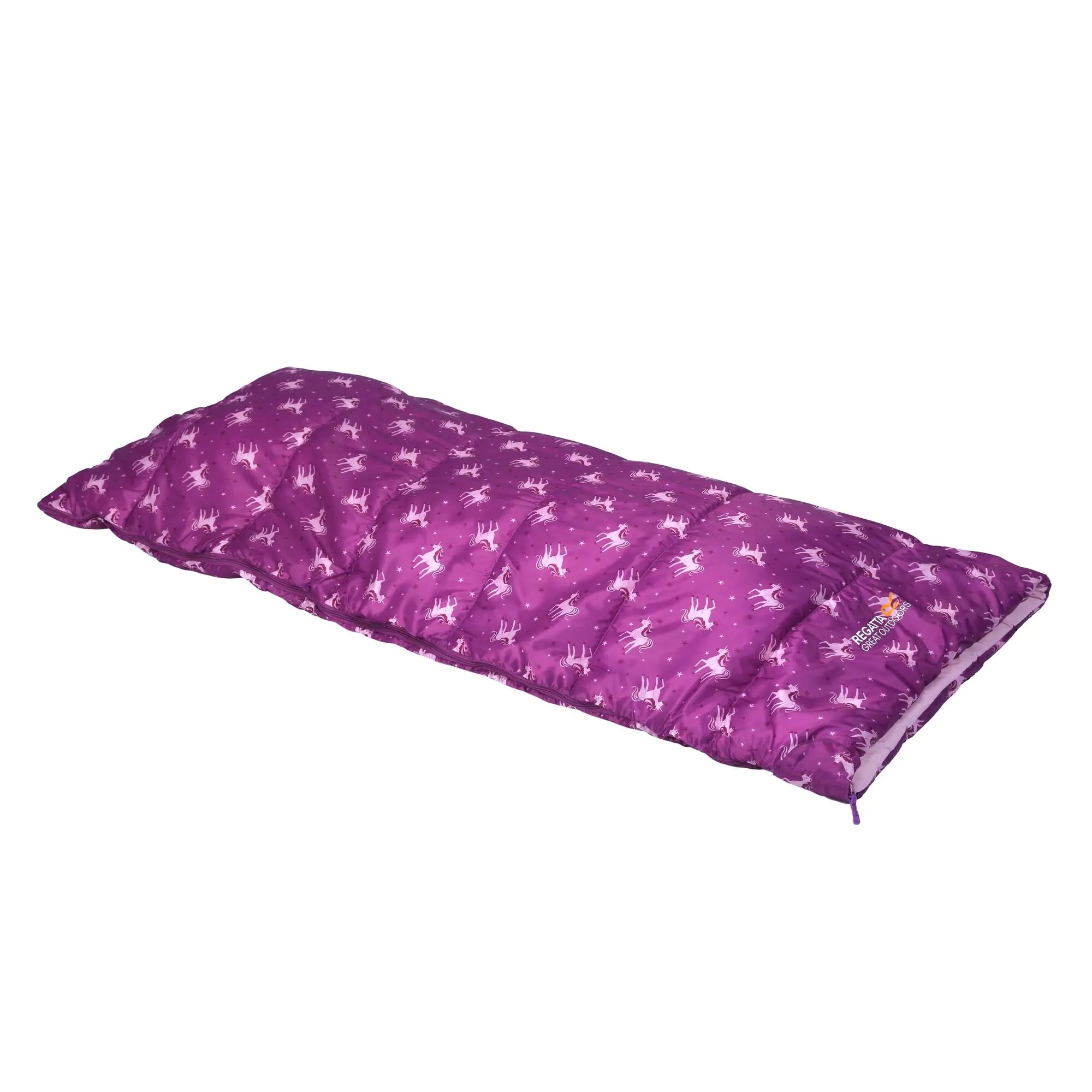 Regatta Kids' Roary Sleeping Bag Pansy Unicorn, Size: Sgl