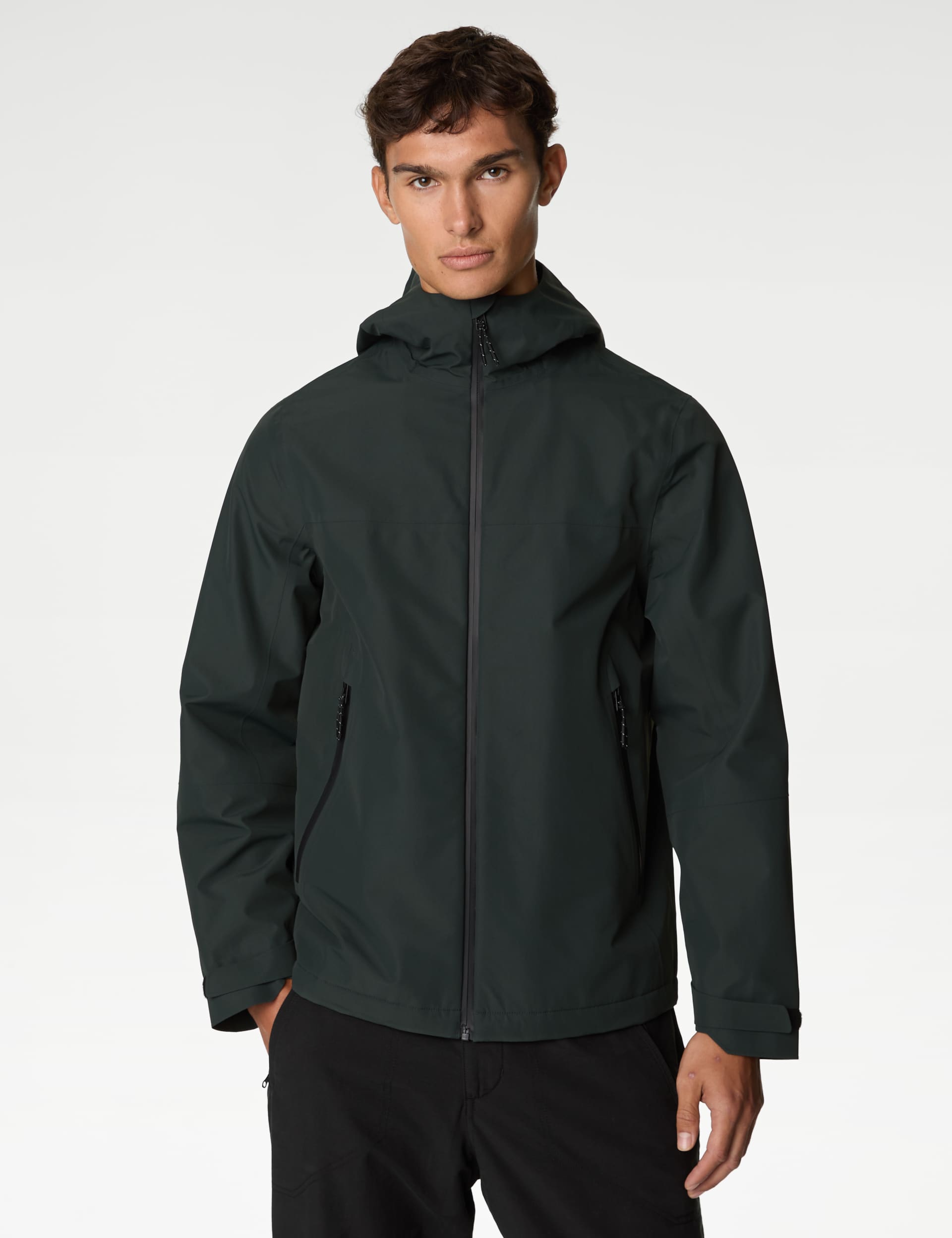Goodmove Men's Waterproof Anorak with Stormwear™ Ultra - LREG - Bottle Green, Burnt Orange,Bottle Green,Stone,Black