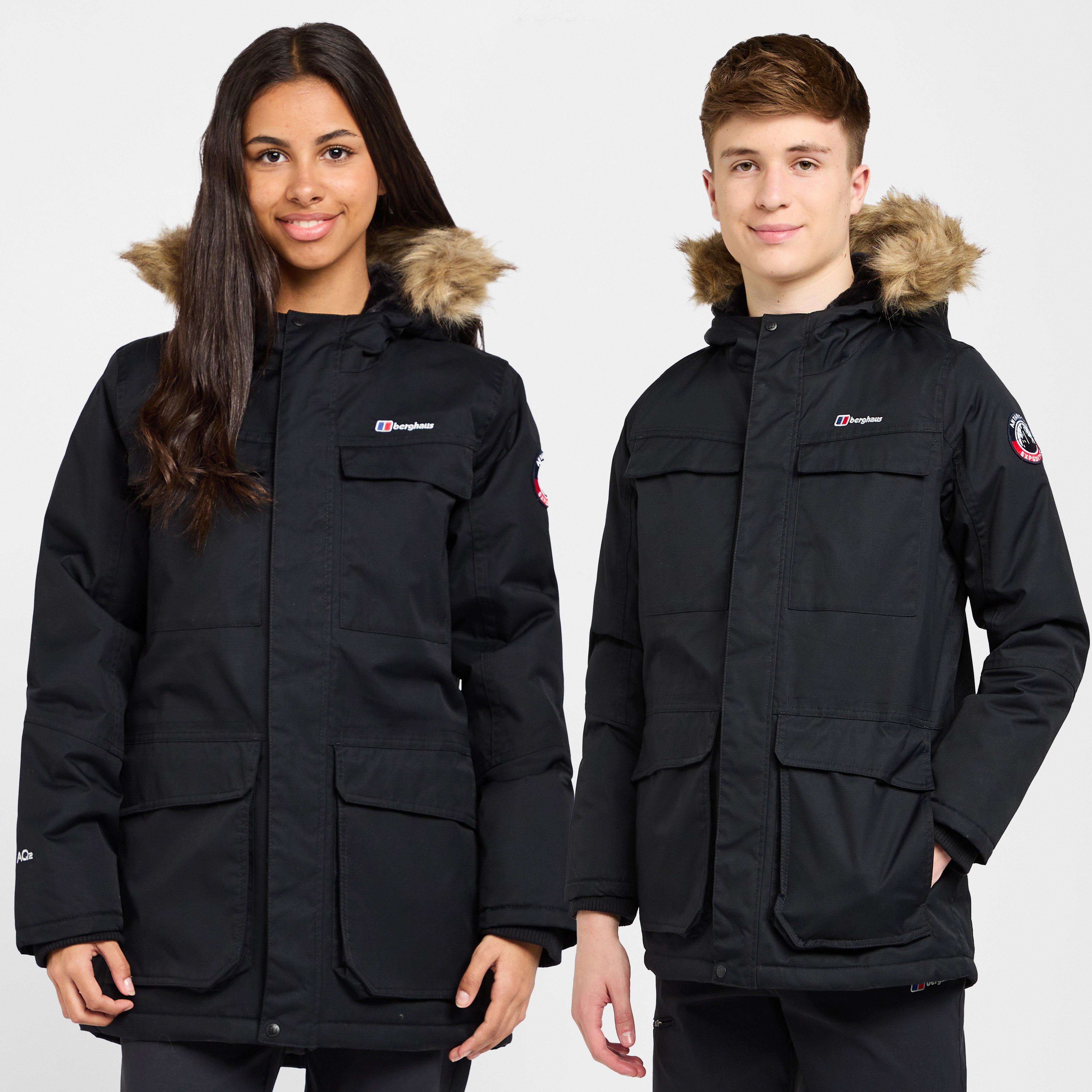 Berghaus Kids' Fourstones Parka - Black, Black