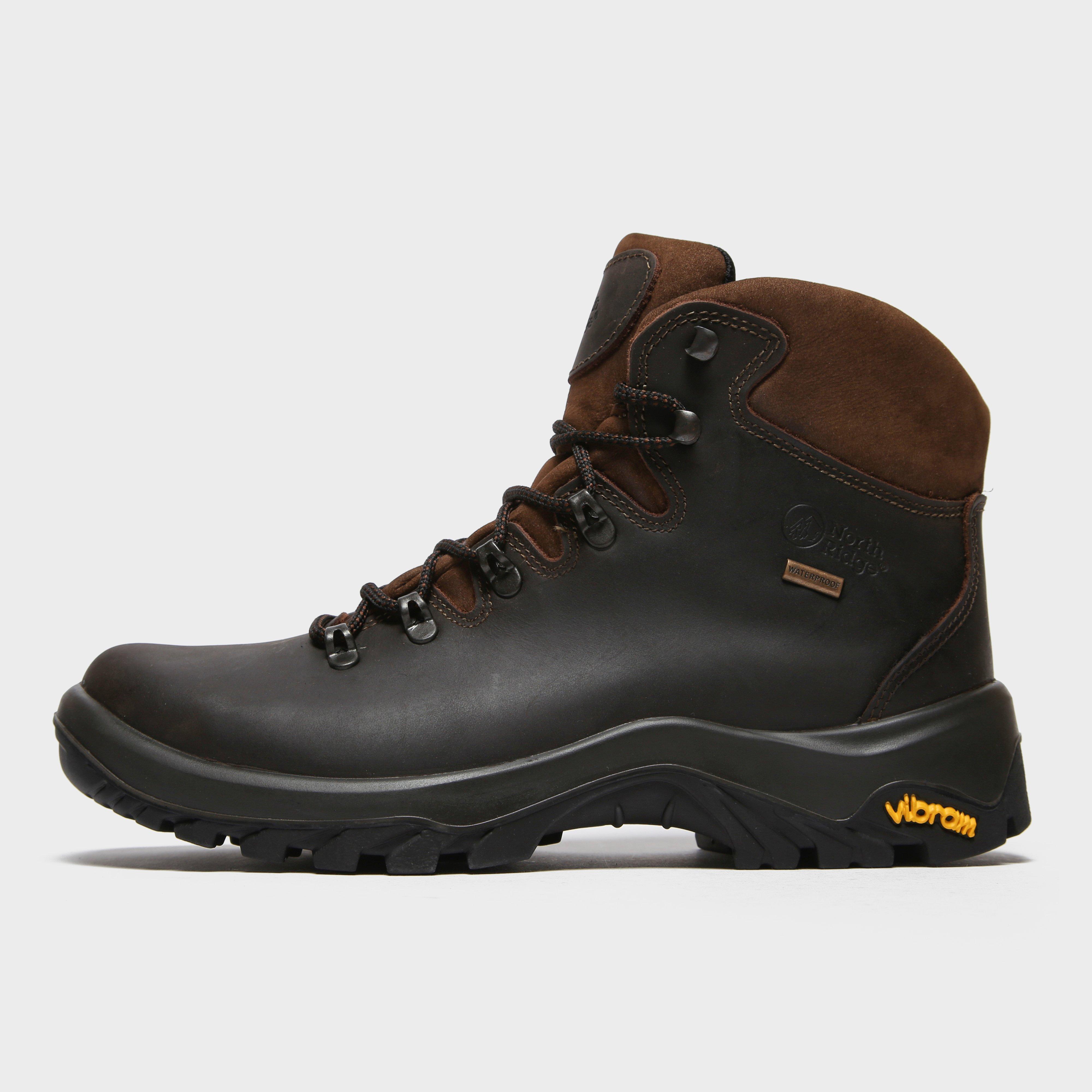 North Ridge Women's Traverse Mid Wp Walking Boots - Brown, Brown