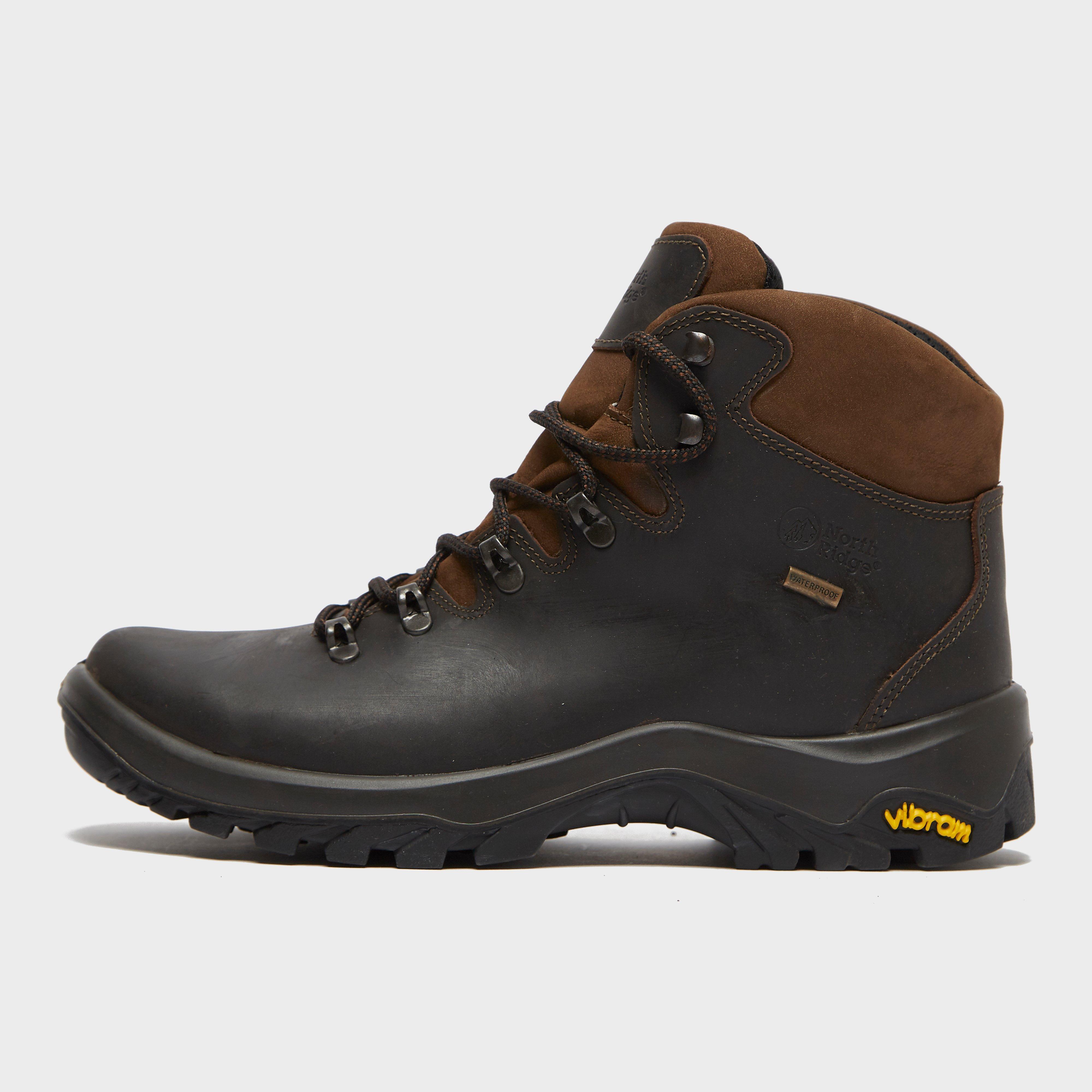 North Ridge Men's Traverse Mid Wp Walking Boots - Brown, Brown