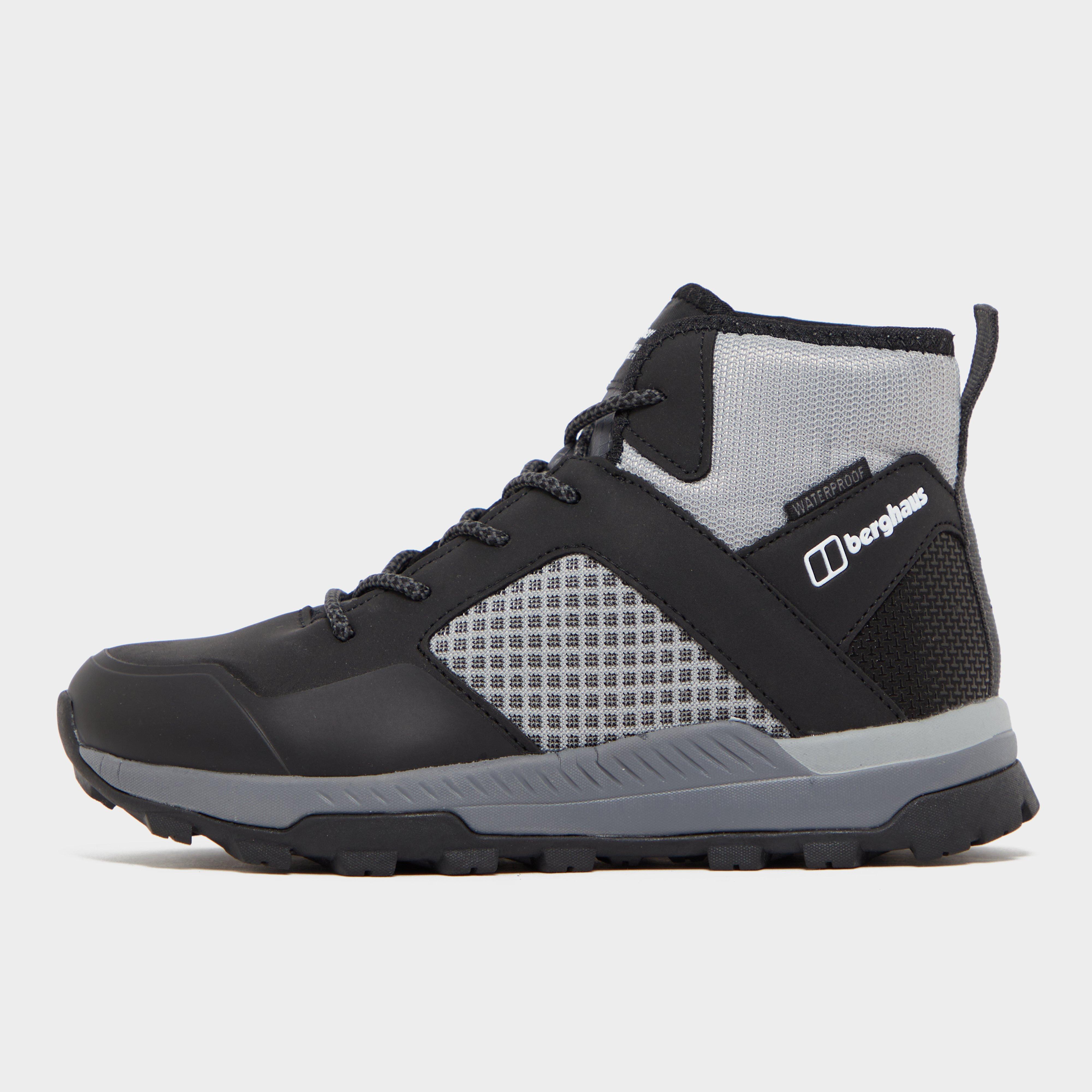 Berghaus Kids' Galactic Mid Waterproof Walking Boot - Black, Black