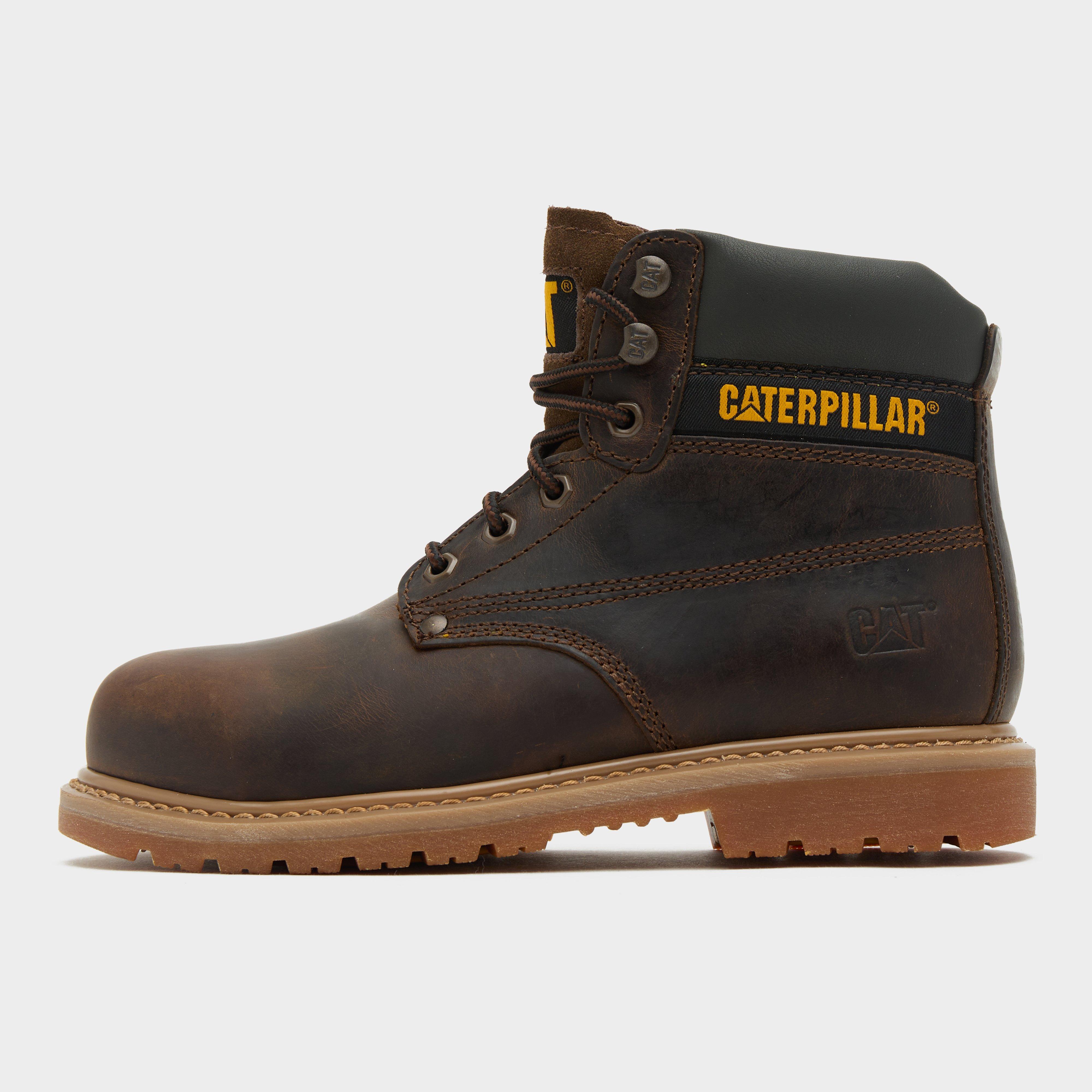 Cat Powerplant Safety Boots - Brn, BRN
