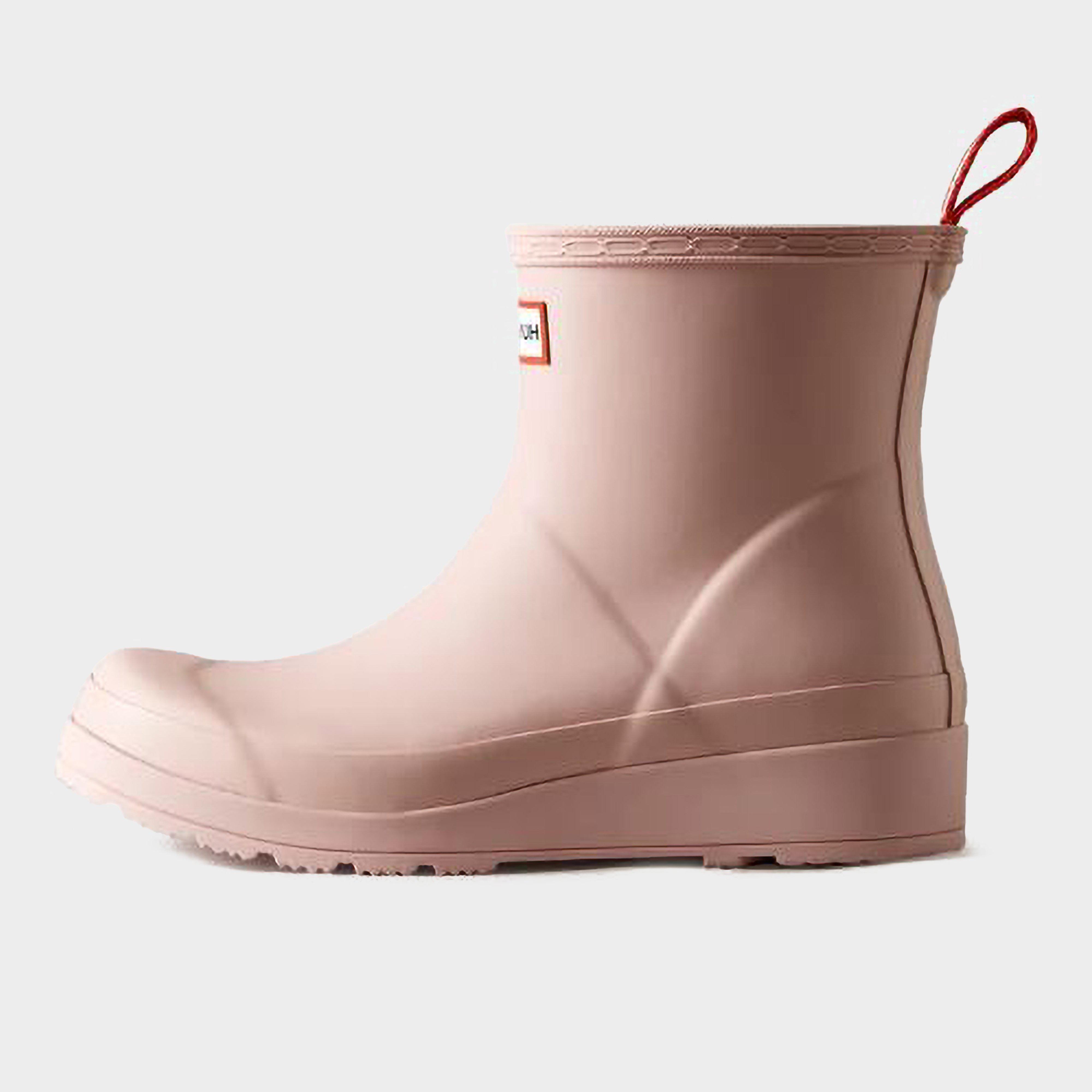 Hunter Women's Play Short Pink Wellington Boots - Pnk, PNK