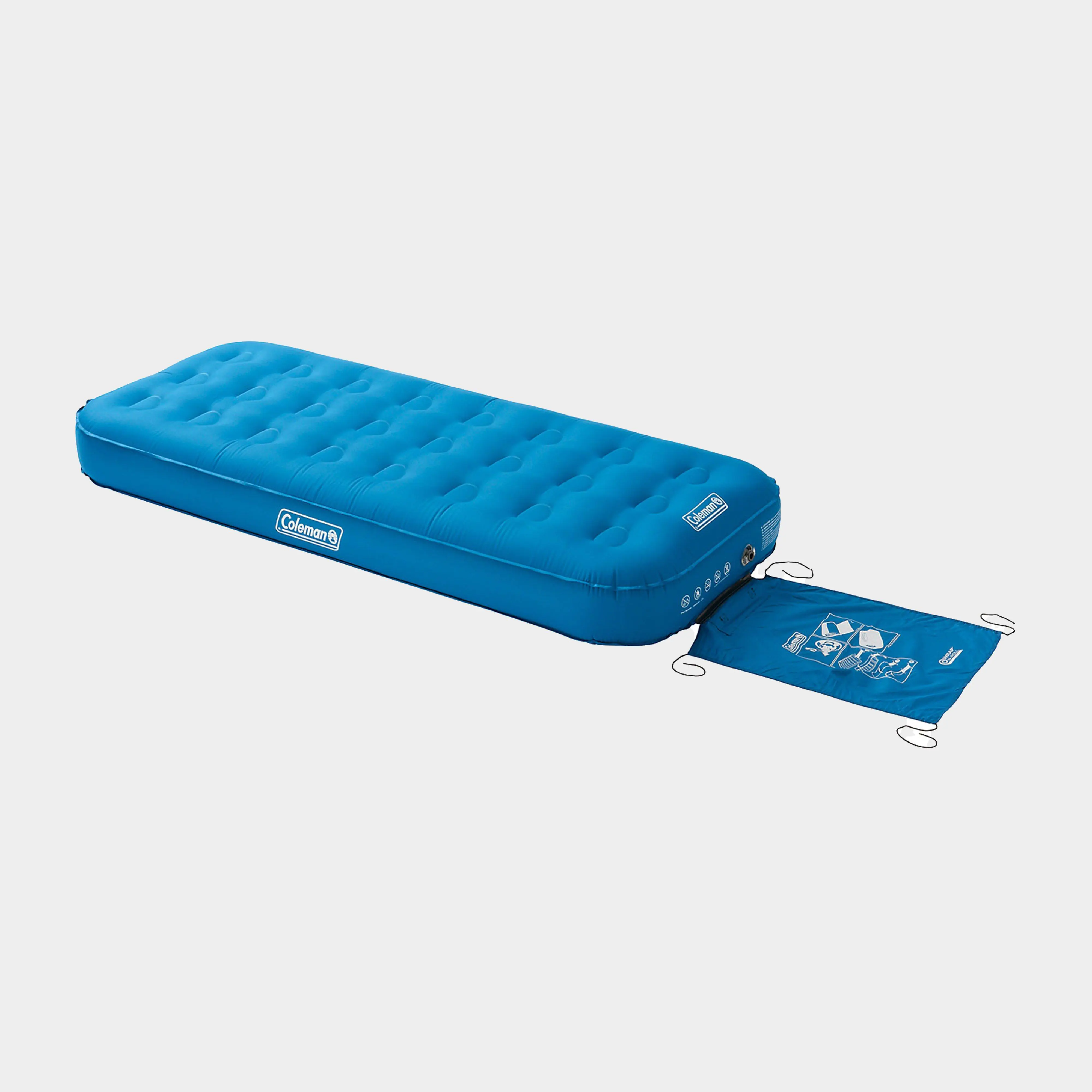 COLEMAN Extra Durable Single Air Bed, Blue