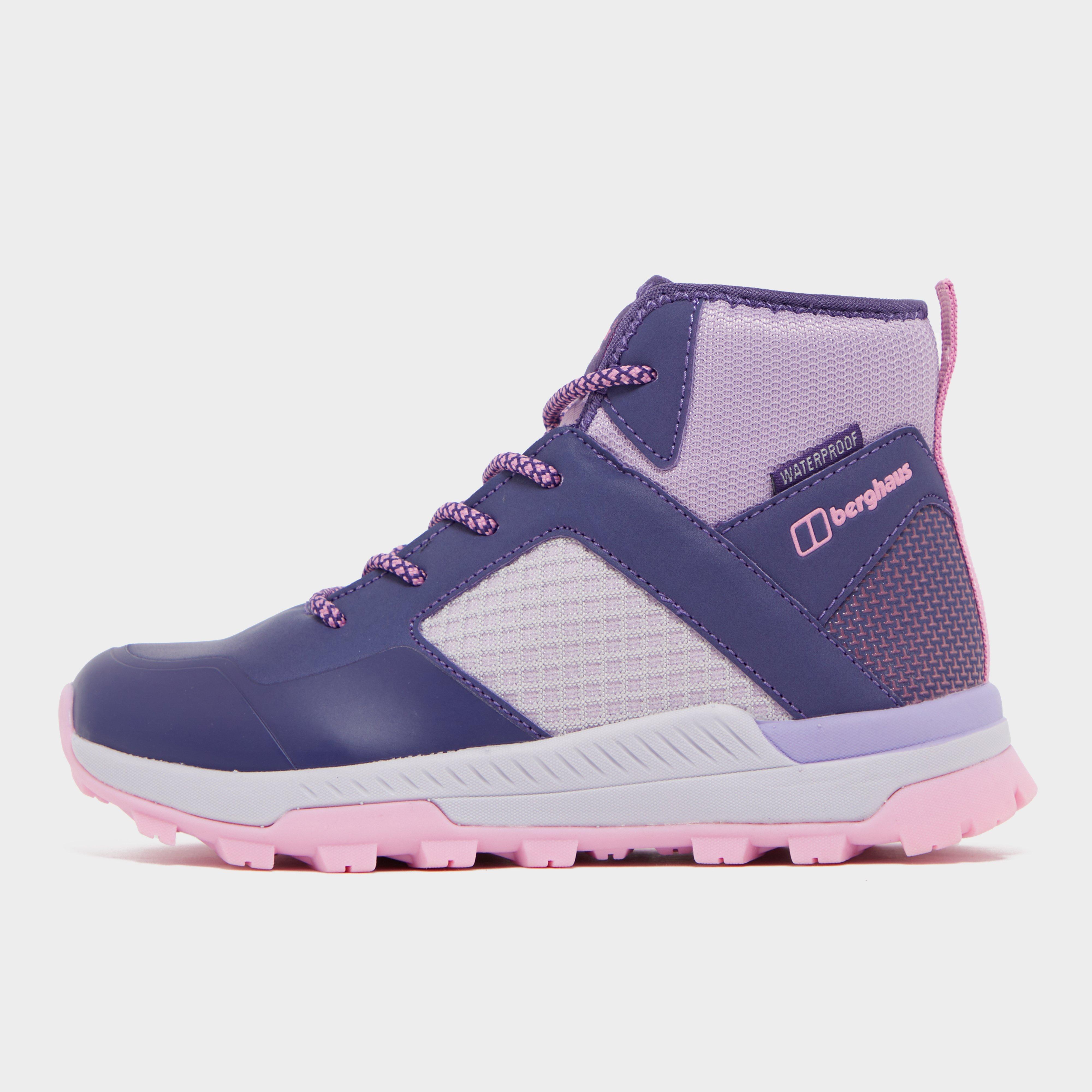 Berghaus Kids' Galactic Mid Waterproof Walking Boot, Purple