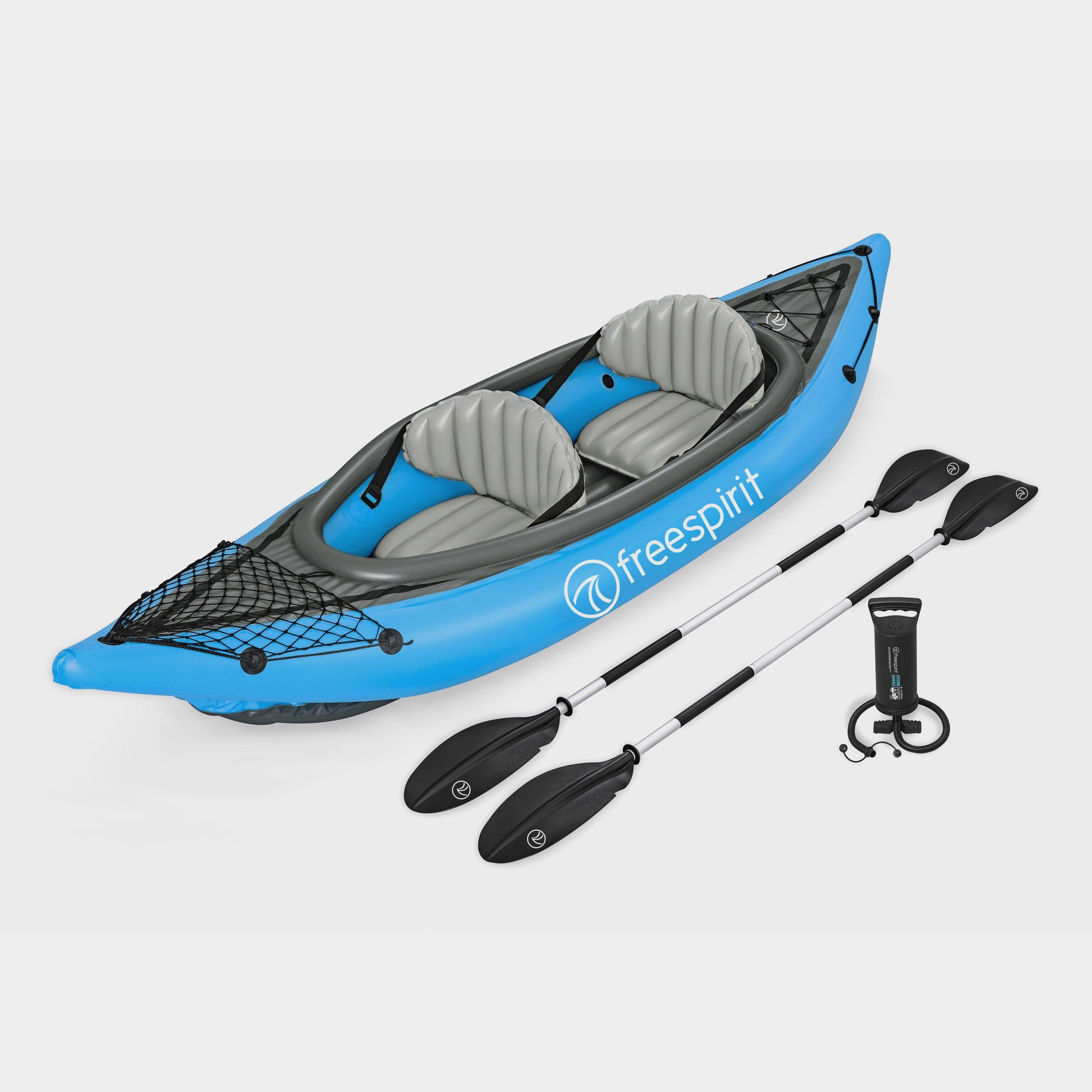 Freespirit Sobek 2 Inflatable Kayak Set, Blue
