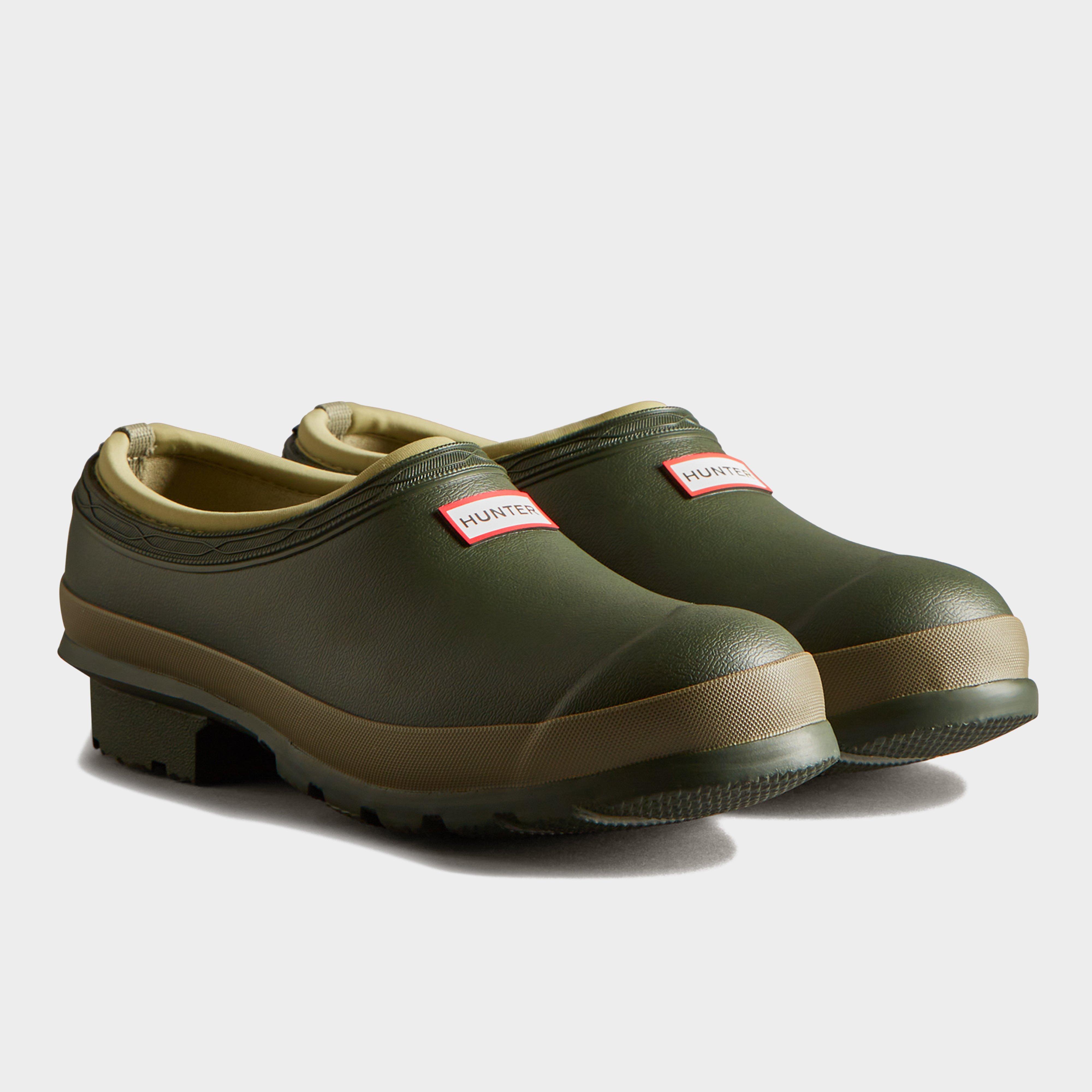 Hunter Women's Gardener Neoprene Green Clogs