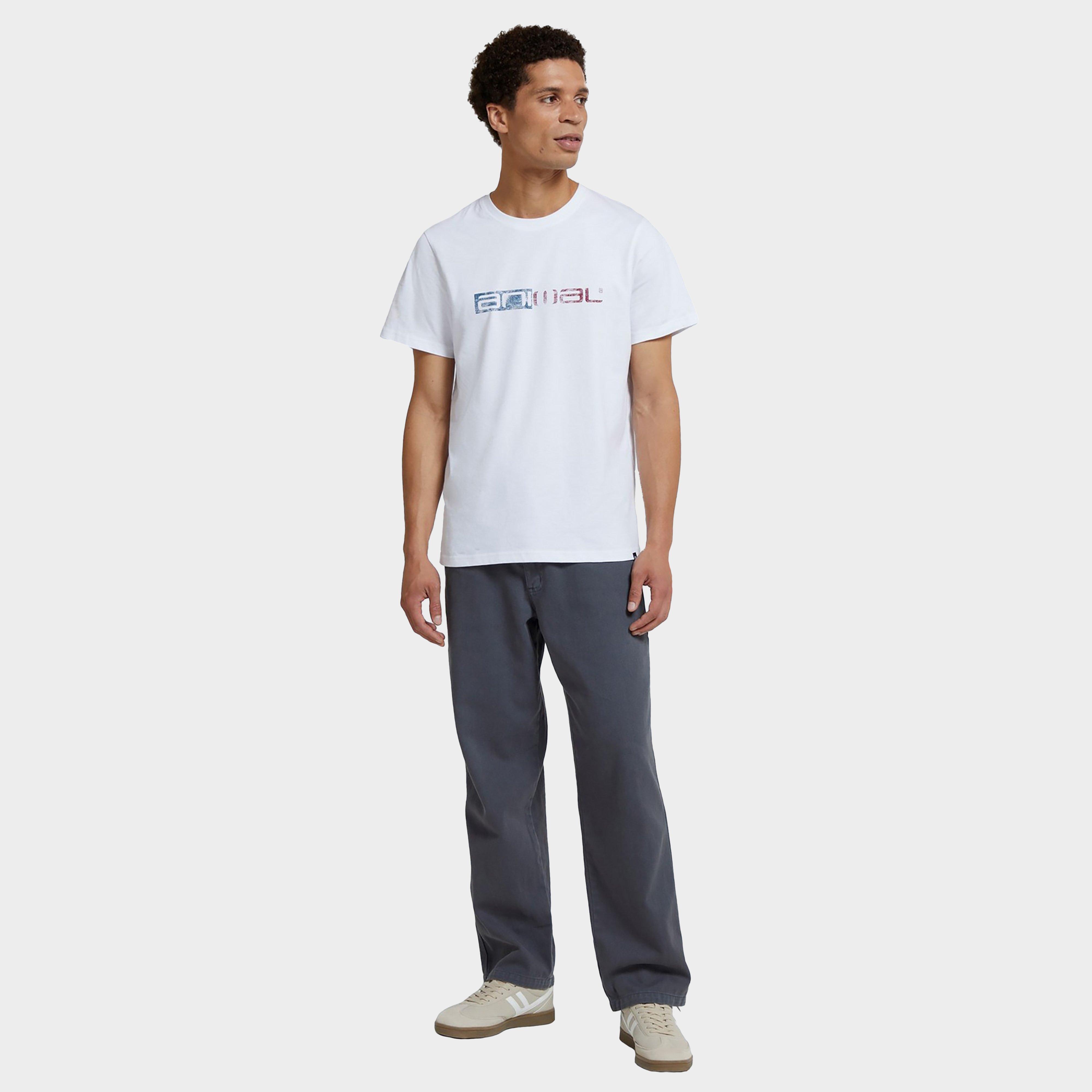 Animal Men's Oscar Organic 5 Pockets Trousers, Grey