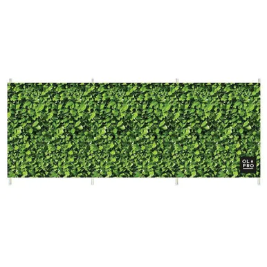 Laurel Hedge 4 Pole Compact Windbreak (Steel Poles)