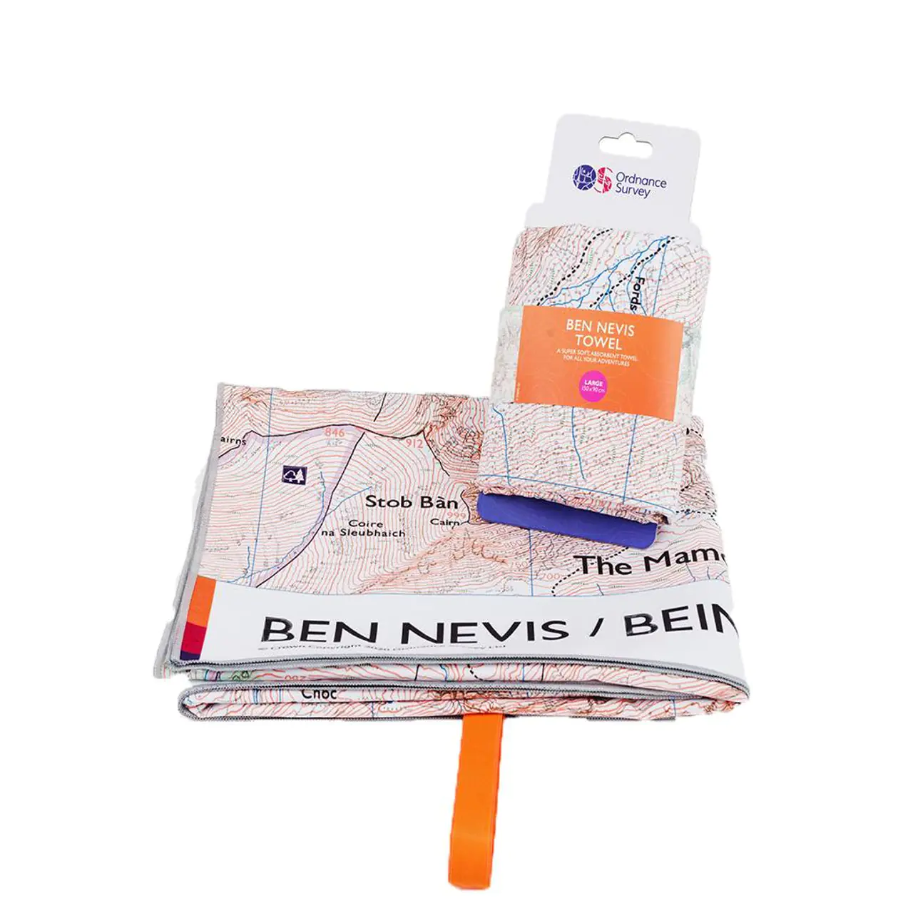 Ordnance Survey OS Ben Nevis Large Towel