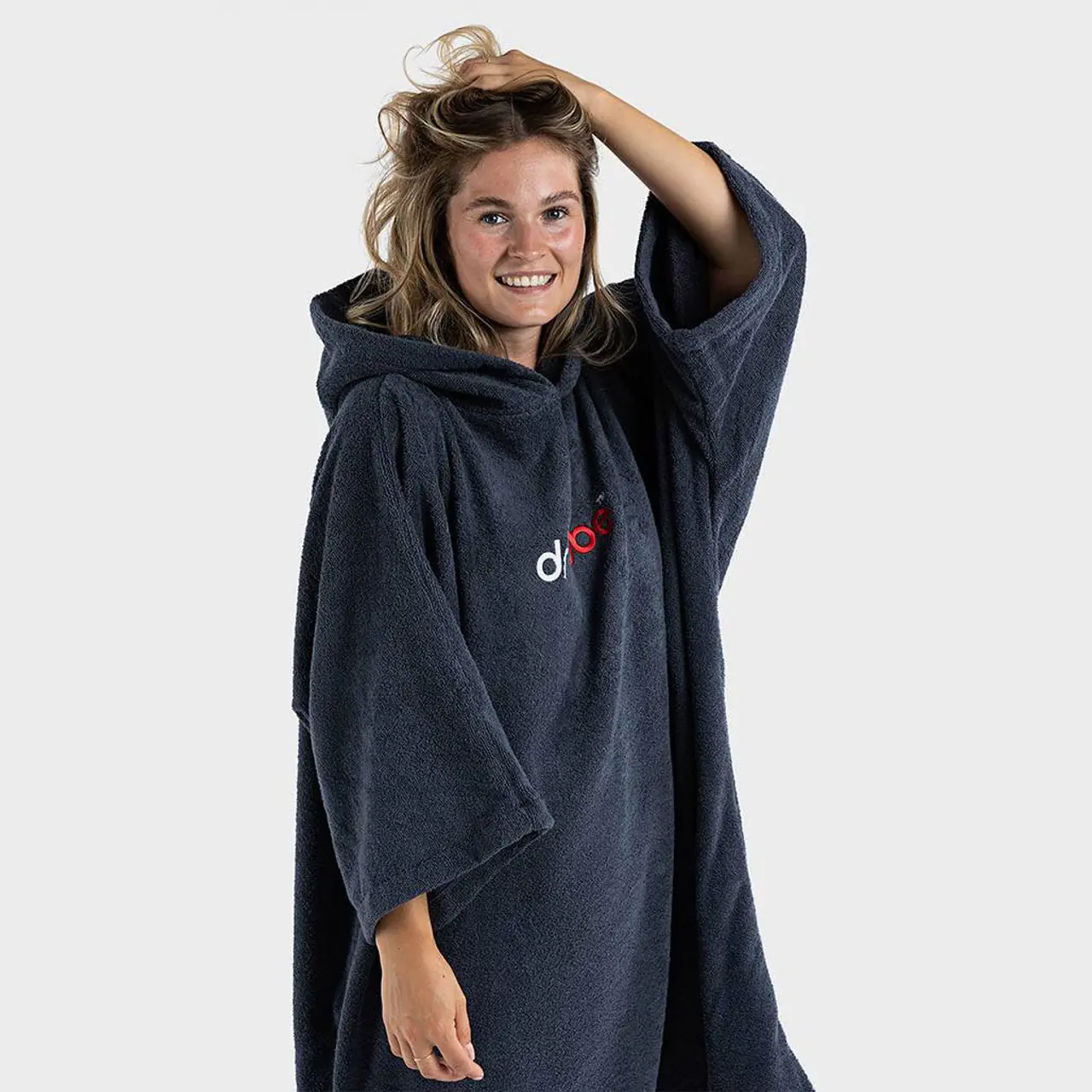 Dryrobe® Organic Towelling Navy Robe