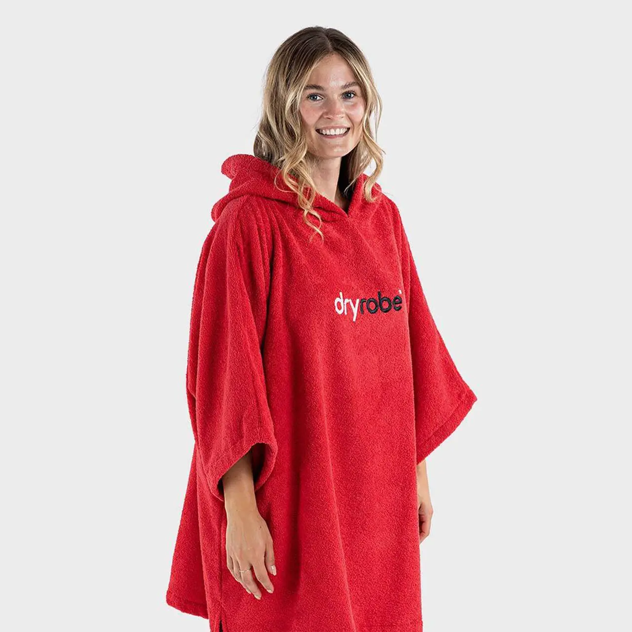 Dryrobe® Organic Towelling Red Robe