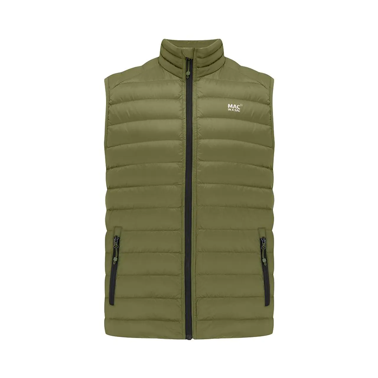 Mac in a Sac Men's Alpine Packable Down Khaki Gilet